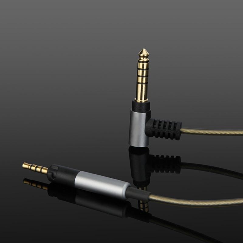 Gaming Headset Cable Audio Cord 4.4mm Plug for HD598/se HD518 HD558 HD569 579 59