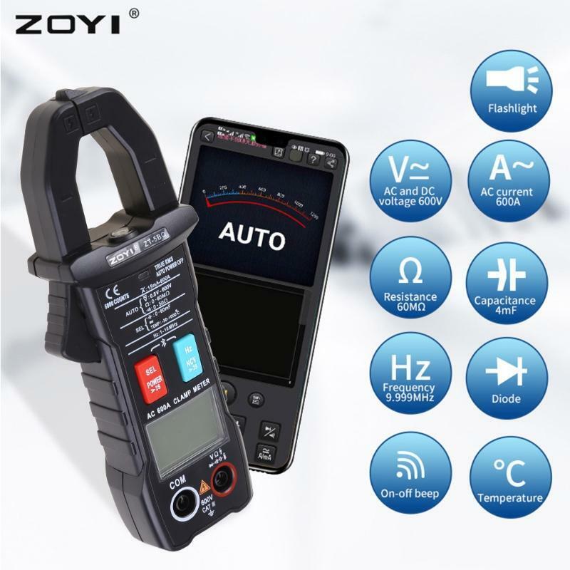 6000 Counts Auto-Ranging Multimeter with DC/AC Voltage & AC Current Resistance