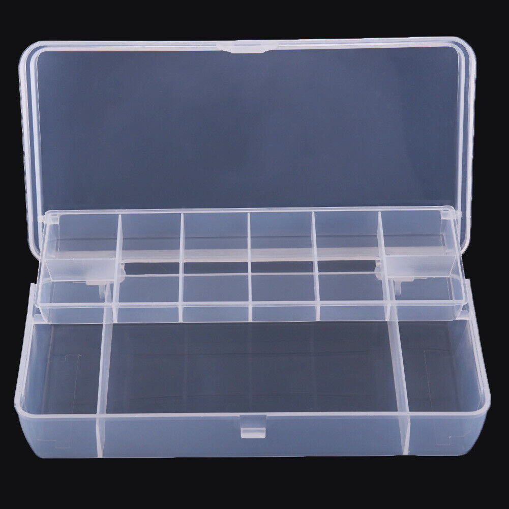 2 Layer Multifunctional Fishing Lure Plastic Box Portable Kit Storage Case