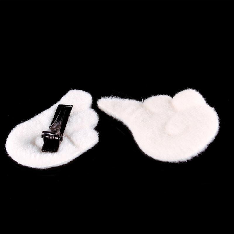 Hair Clip for Women Cartoon Angel Wing Clips Plush Hair Clamps Barrettes