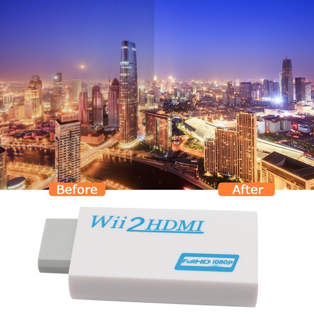 Full HD 1080P Wii to 4K HDMI-compatible Wii2HDMI-compatible Converter for P