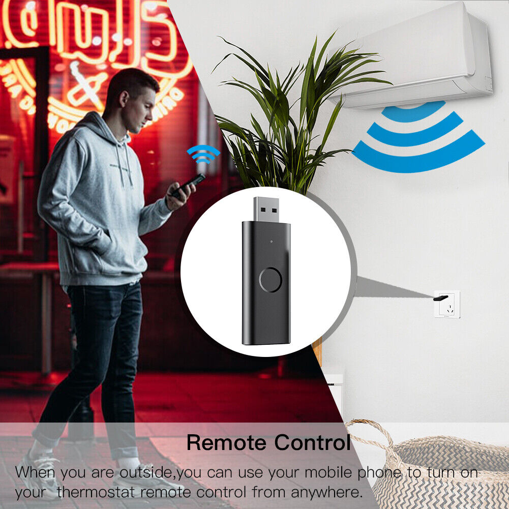 2.4Ghz Tuya Smart WiFi IR RF Wireless Remote Control for Air Conditioner TV