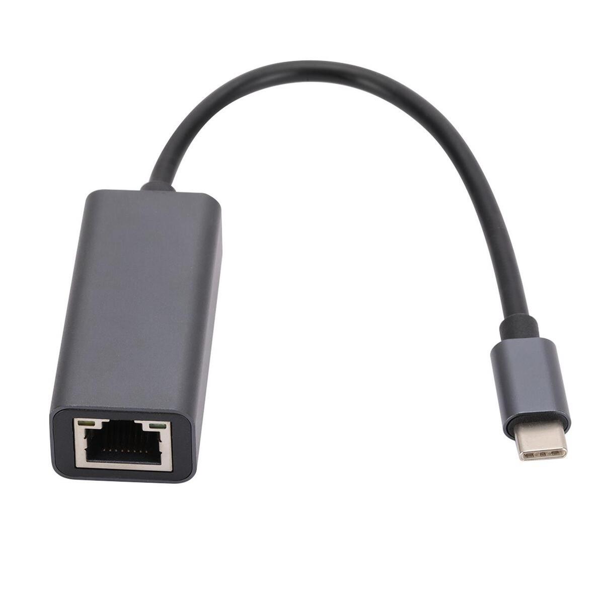 USB C to Ethernet Adapter Type C to Gigabit Ethernet for Switch Laptop PC