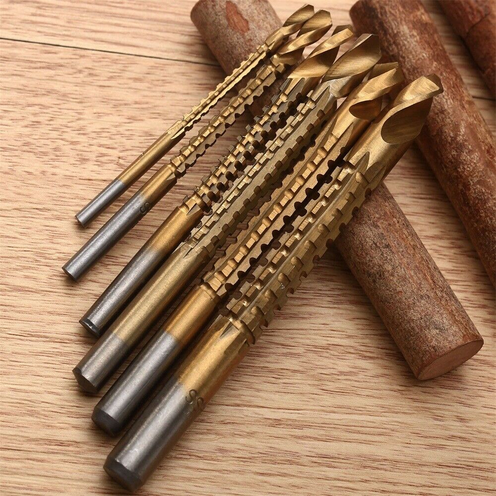 3/4/5/6/6.5/8mm HSS Drill & Saw Bit Set Cutting Metal Plastic Wood Rotary Tool