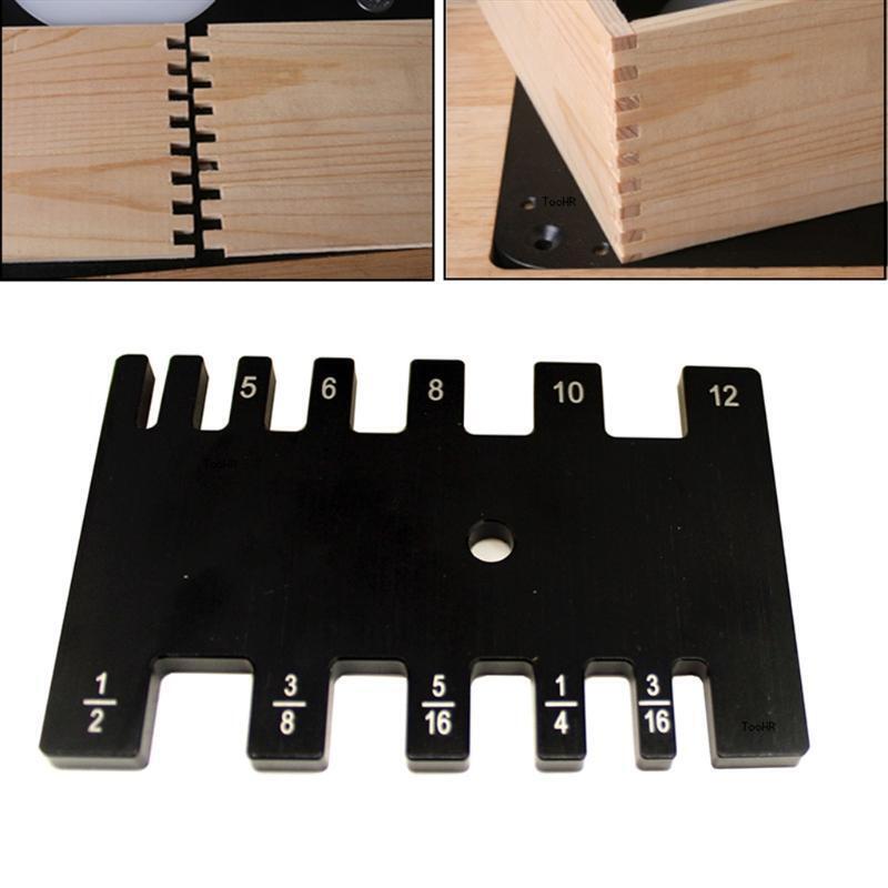 Practical Tenon Caliper Card Gauge Aluminum Alloy Woodworking Measure Ruler Tool