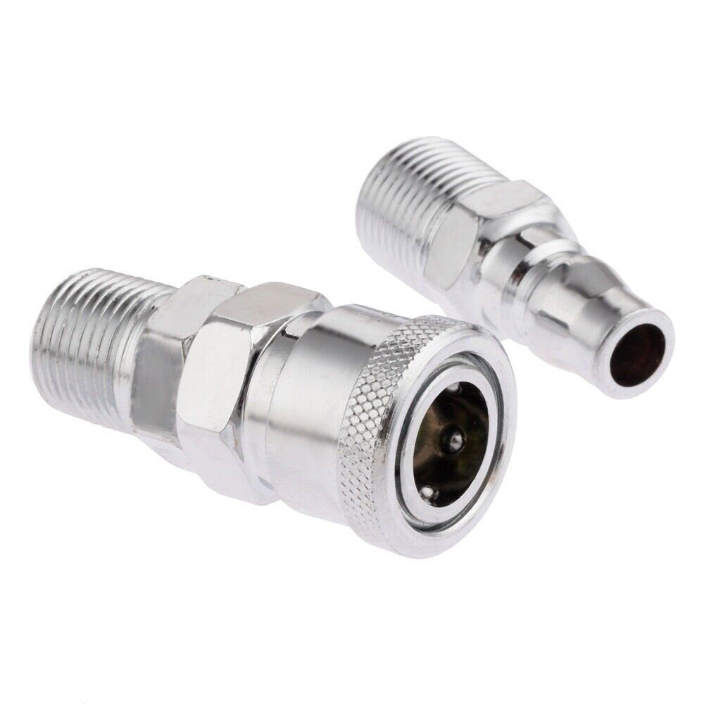 Quickly Connect Male Compressed Air Line Coupler Connector Fitting 3/8? BSP