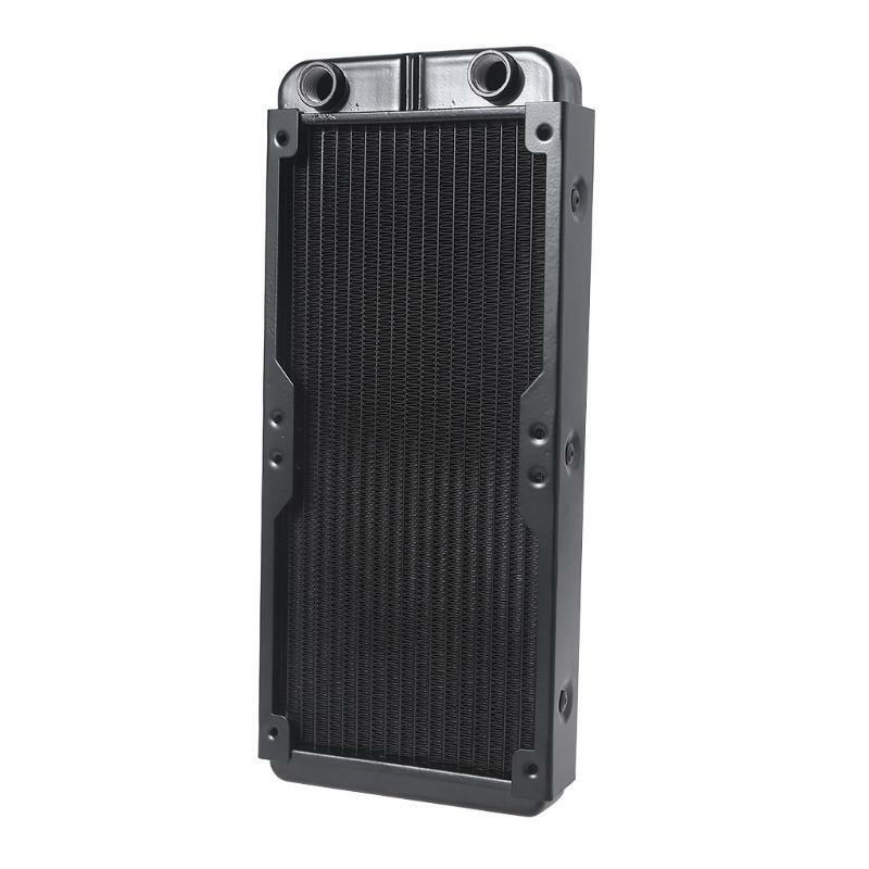 DIY Liquid Cooling System High-Density Fins 18 Row Aluminum Tubes Radiator 240mm