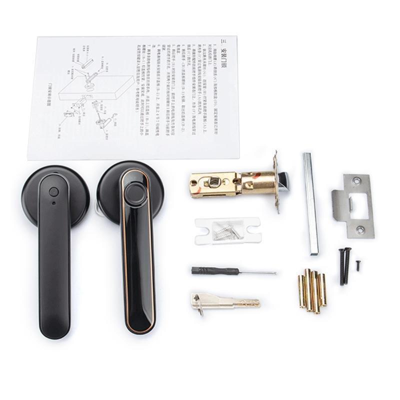 Fingerprint Door Lock with Keypad Backup Keys Keyless Entry Door Lock for Home