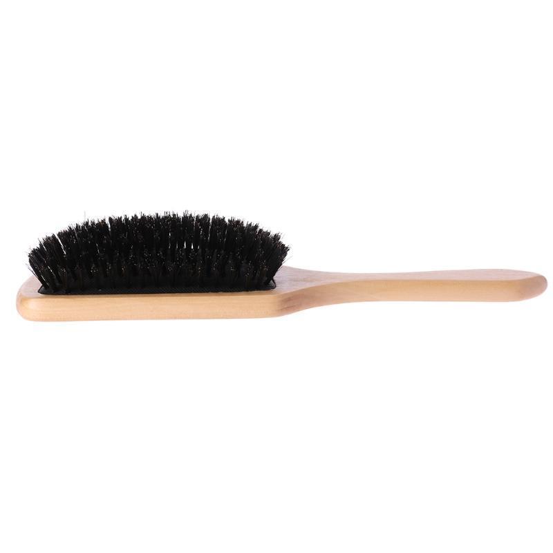 Wooden Handle Hair Vent Brush Bristle Brushes Care SPA Massager Comb Styling