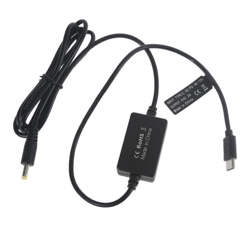 Camera Power Cable Type-C to DMW DCC8 Dummy Battery for G85 GH2 FZ300 FZ1000