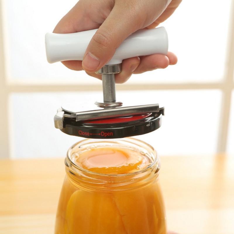Adjustable Professional Stainless Steel Can Bottle Opener Jar Lid Wrench Remover