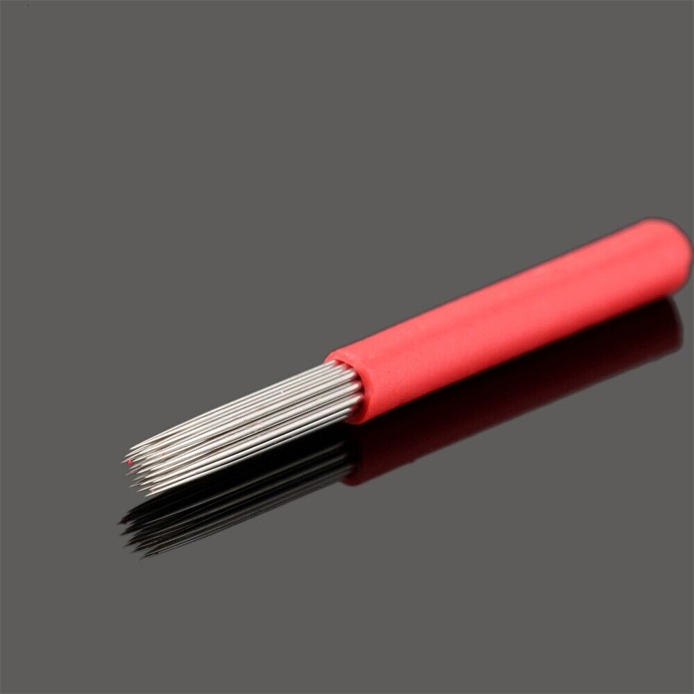 19 Round Needles for Permanent Makeup Manual Fog Pen Disposable Sterilized 50Pcs