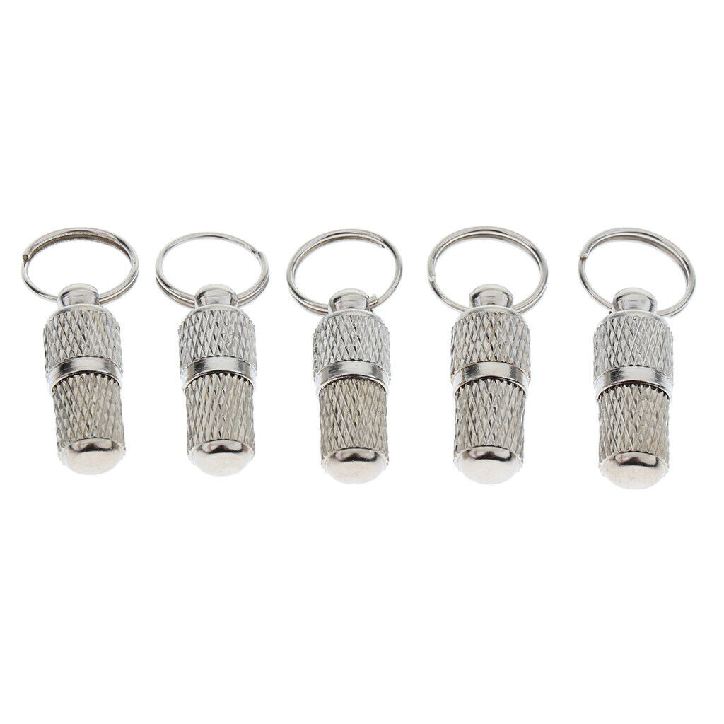 5Pcs , Anti- Pet  Puppy ID Address  Label Tag Barrel Tube