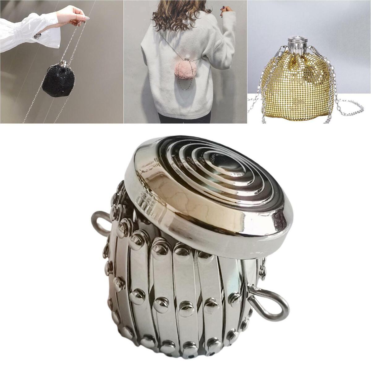 Round Finish Bags Hardware Handamde Leathercraft Accessory Pen