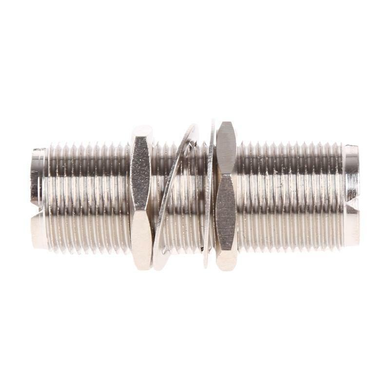 UHF Female-Female Bulkhead Connector RF Coaxial Adapter for CB Ham Radio Antenna