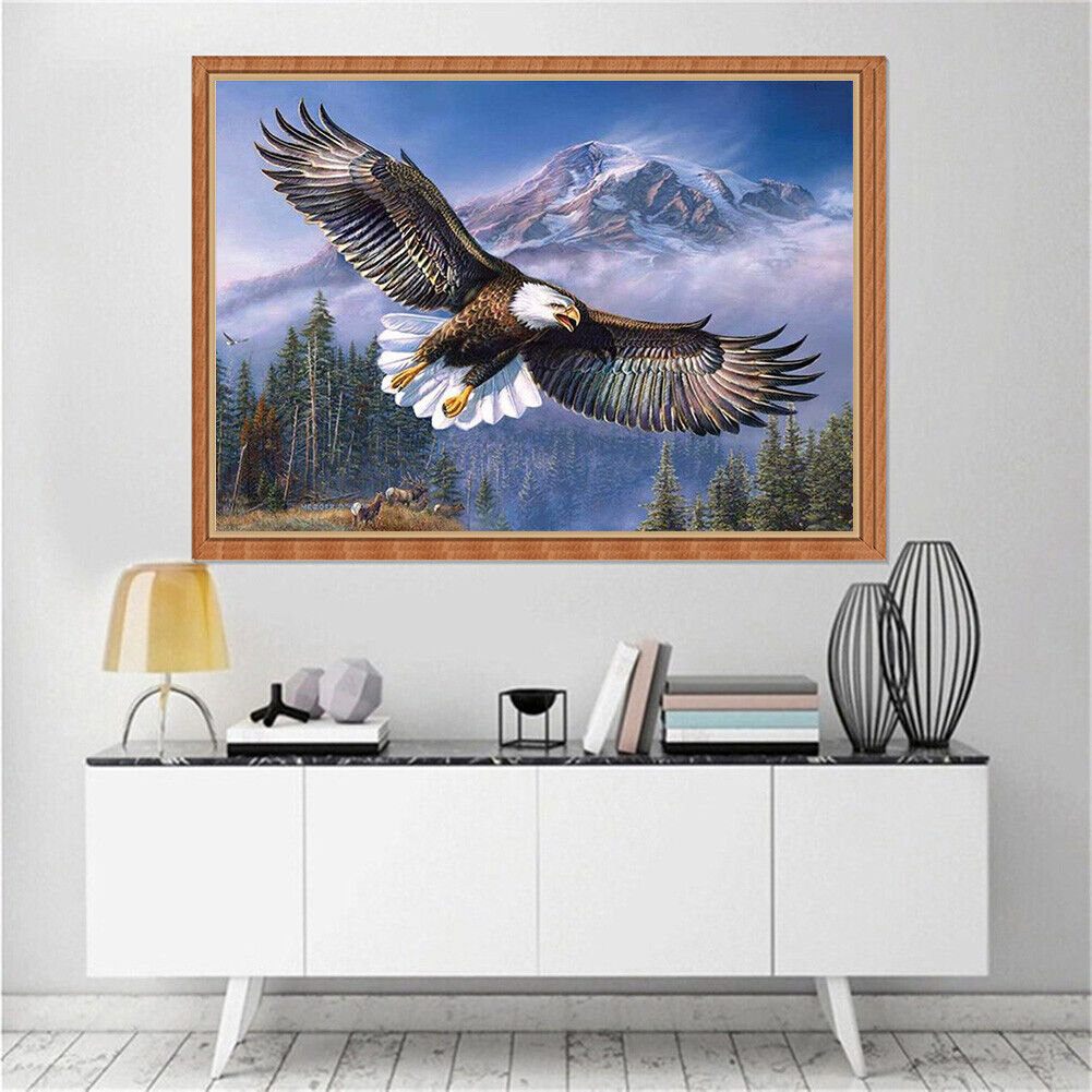 DIY Flying Eagle Diamond Embroidery Painting Full Drill Mosaic Cross Stitch