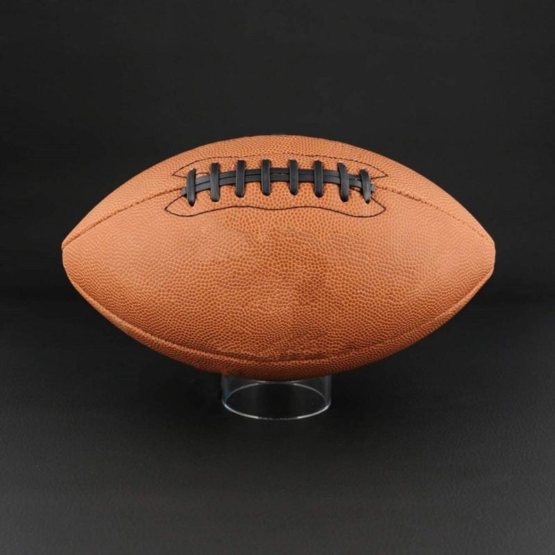 Clear Acrylic Ball Stand Holder Display Rugby Basketball Football Soccer Marbles