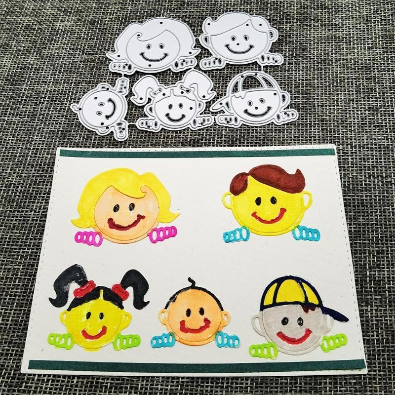 Family Metal Cutting Dies Stencil DIY Scrapbook Album Paper Card Template Mold