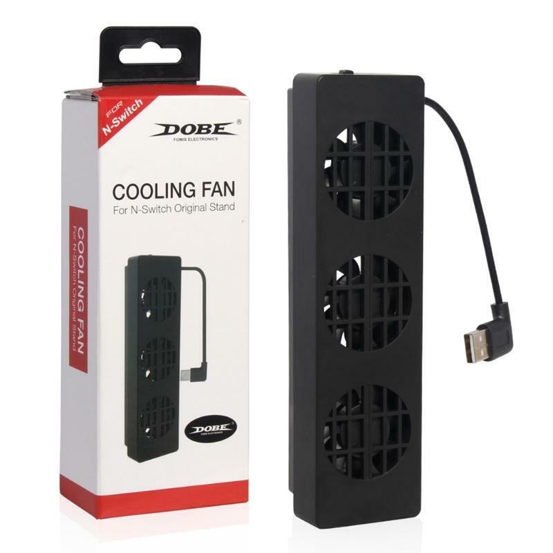DC 5V 3-Fan External Super USB Cooling Fan Cooler For Switch Console