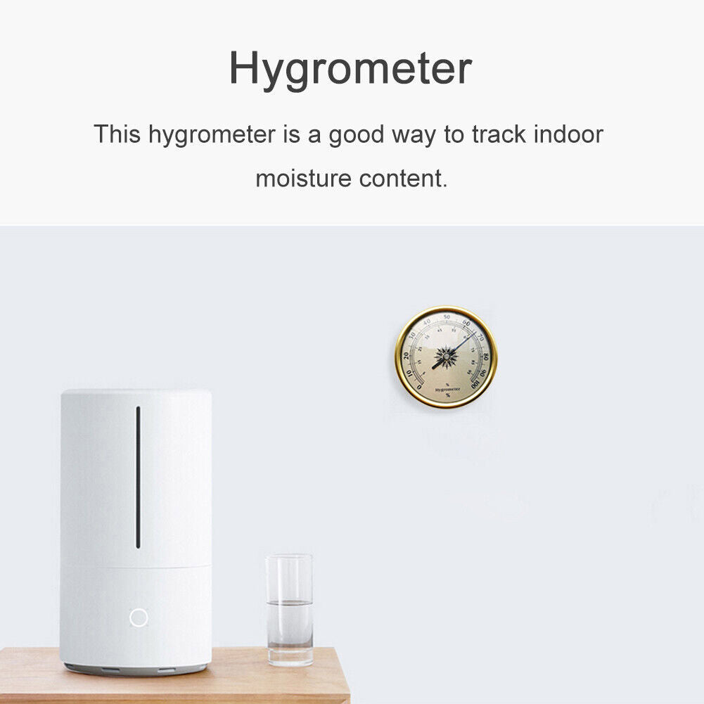 2-in-1 Pointer Hygrometer Thermometer Mechanical Humidity Temperature Meter
