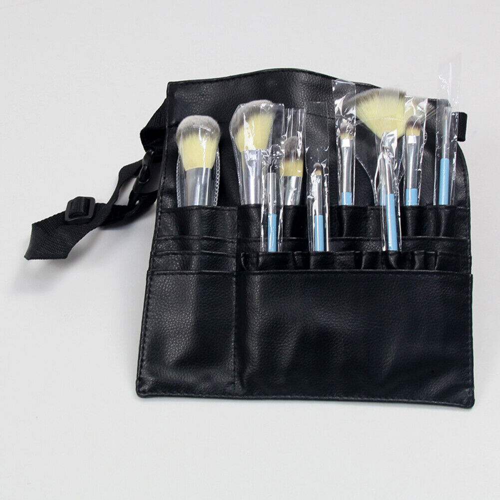 Pro Makeup Cosmetic 18 Pockets  Artist Brush Apron Belt Strap Bag Case