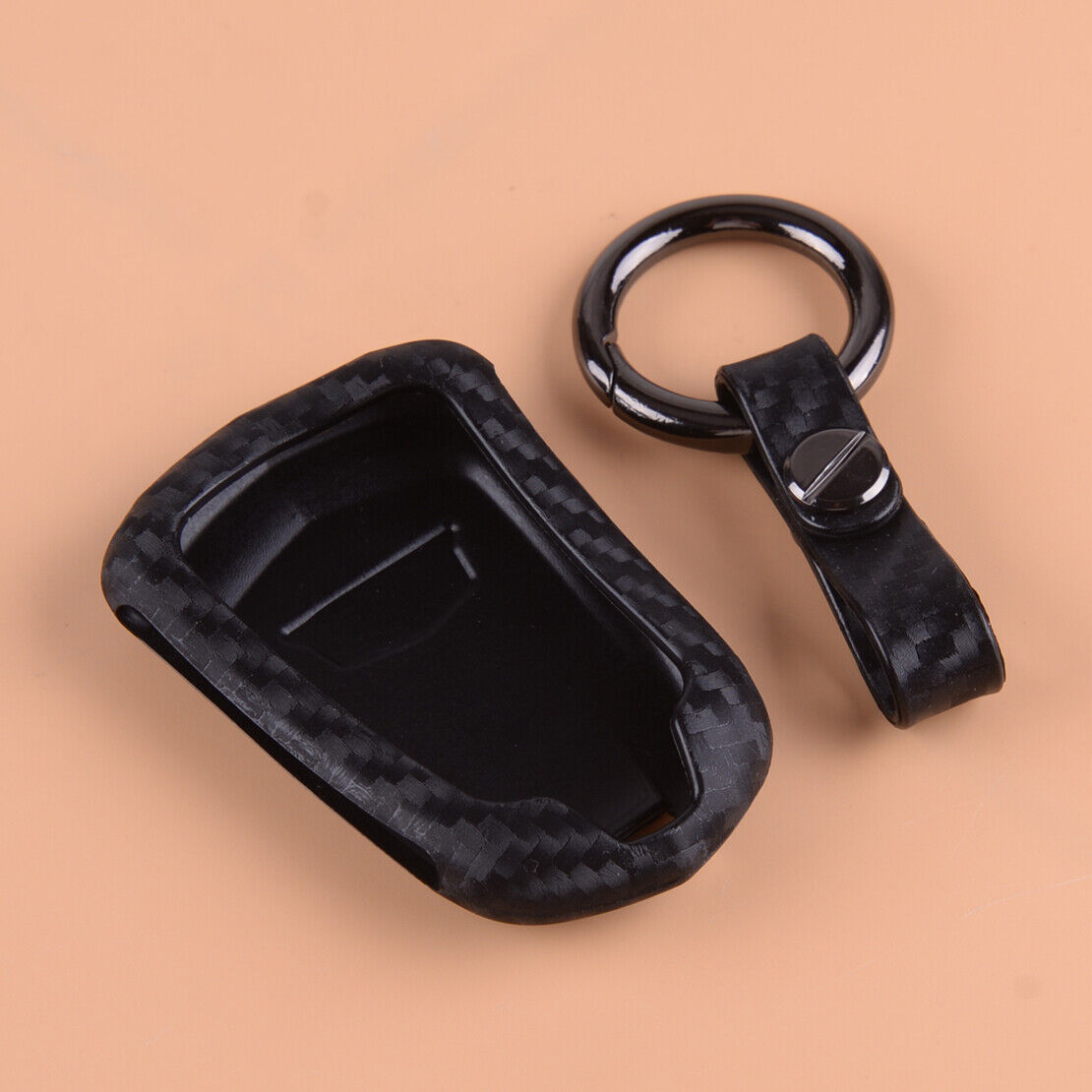 Fit For Cadillac ATS CTS XTS Carbon Fiber Car Remote Key Fob Case Shell Cover li