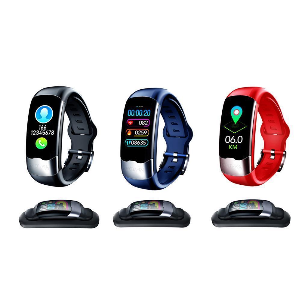 Watch ECG PPG HRV  Oxygen Monitor Waterproof IP68 Red
