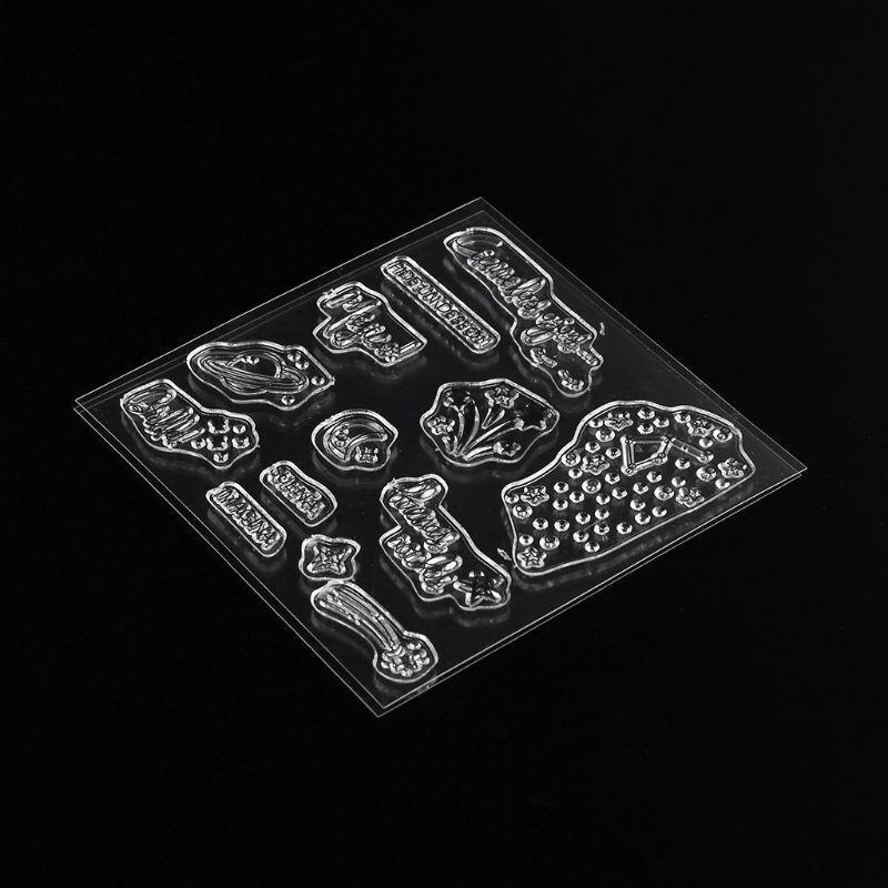 Star Silicone Clear Seal Stamp DIY Art Embossing Photo Album Decorative Paper