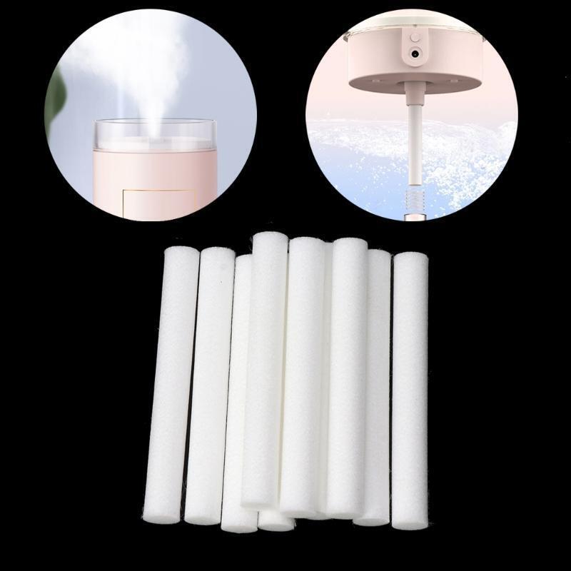 10Pcs 8mmx64mm Humidifiers Filters Cotton Swab for Humidifier Aroma Diffuser