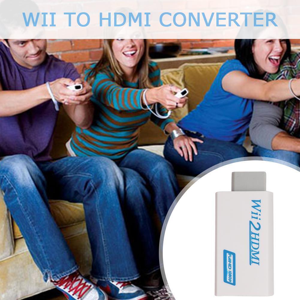 Full HD 1080P Wii to 4K HDMI-compatible Wii2HDMI-compatible Converter for P