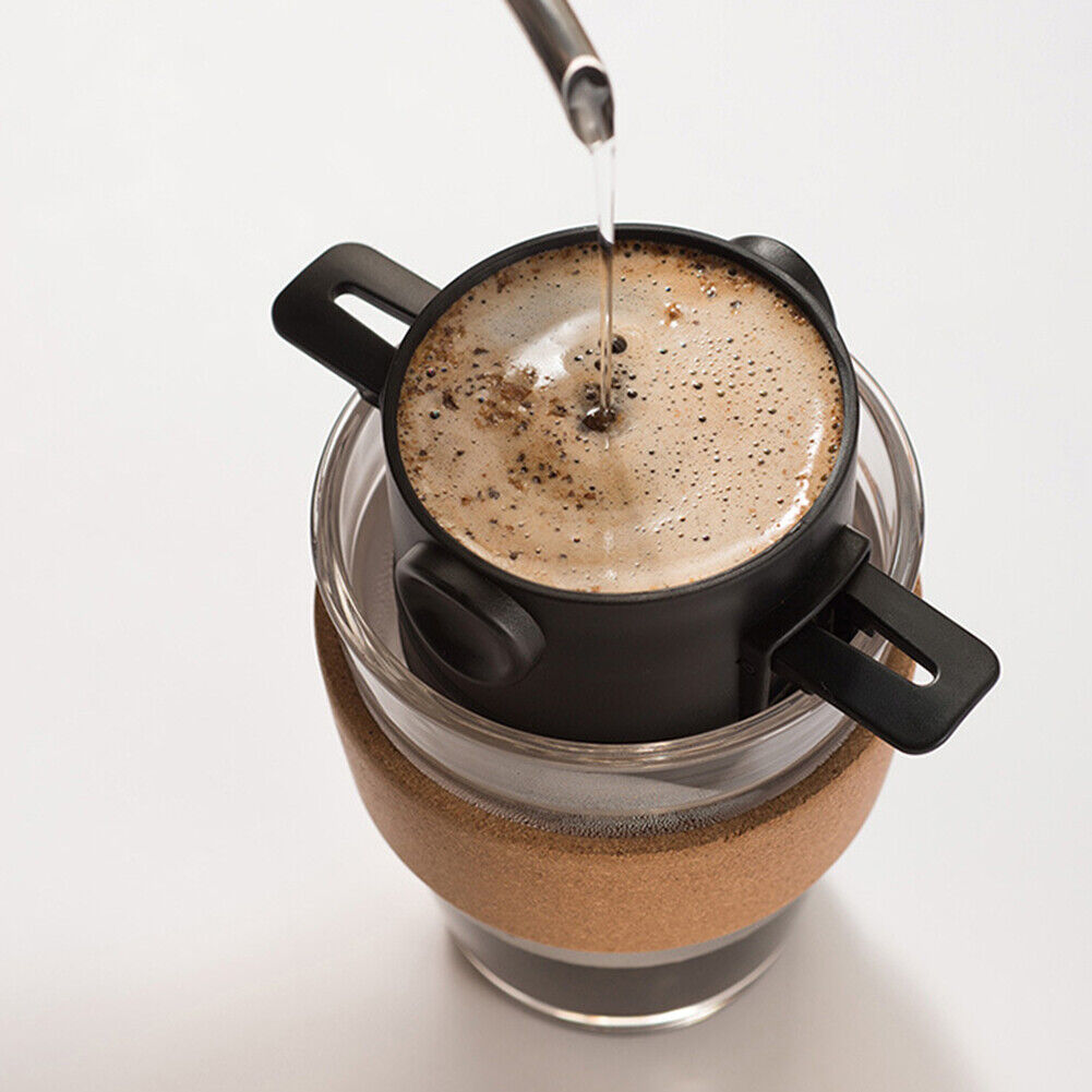 Reusable Stainless Steel Filter Cup Drip Coffee Holder Funnel Tea Infuser