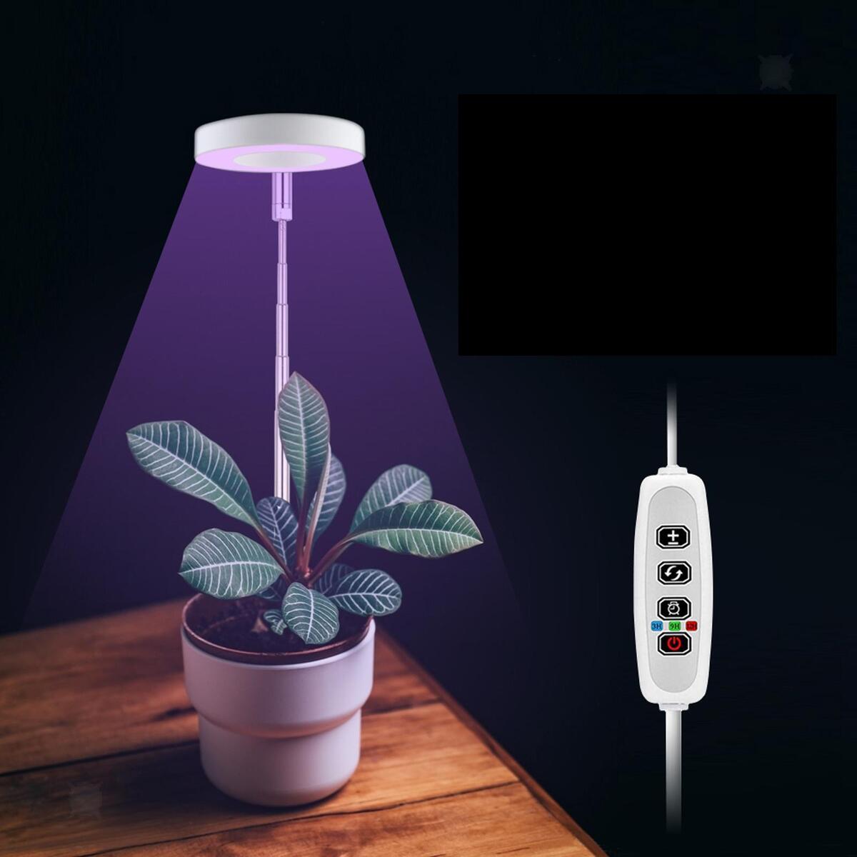 LED Growing Lamp Fixture 3/9/12H Timmer Grow Lights for Indoor Plants Potted