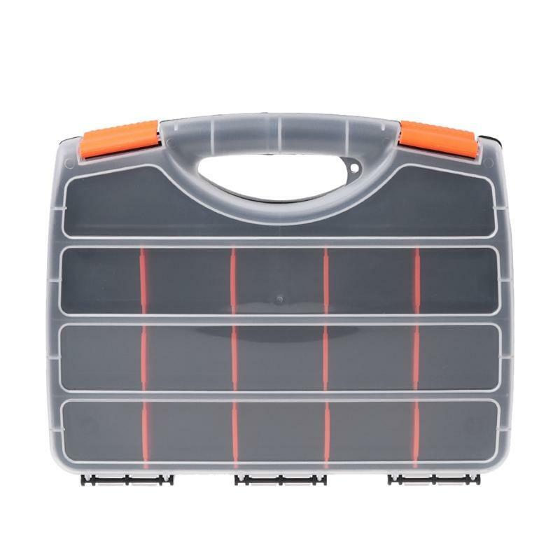 Plastic Hand Tool Storage Case Spanner Screwdriver Parts Hardware Organizer Box