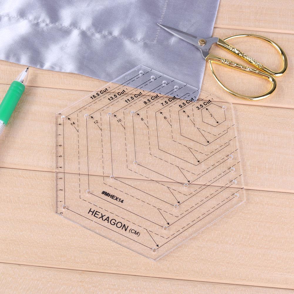 Acrylic Patchwork Craft Quilting Ruler Cutting Rulers DIY Sewing Tool (4pcs