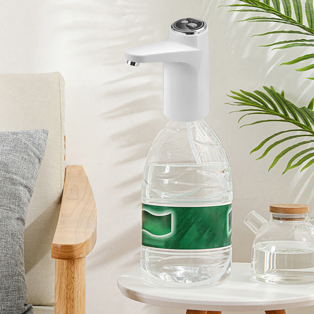 Touch Switch USB Charging Auto Drinking Water Pump Water Dispenser (White)