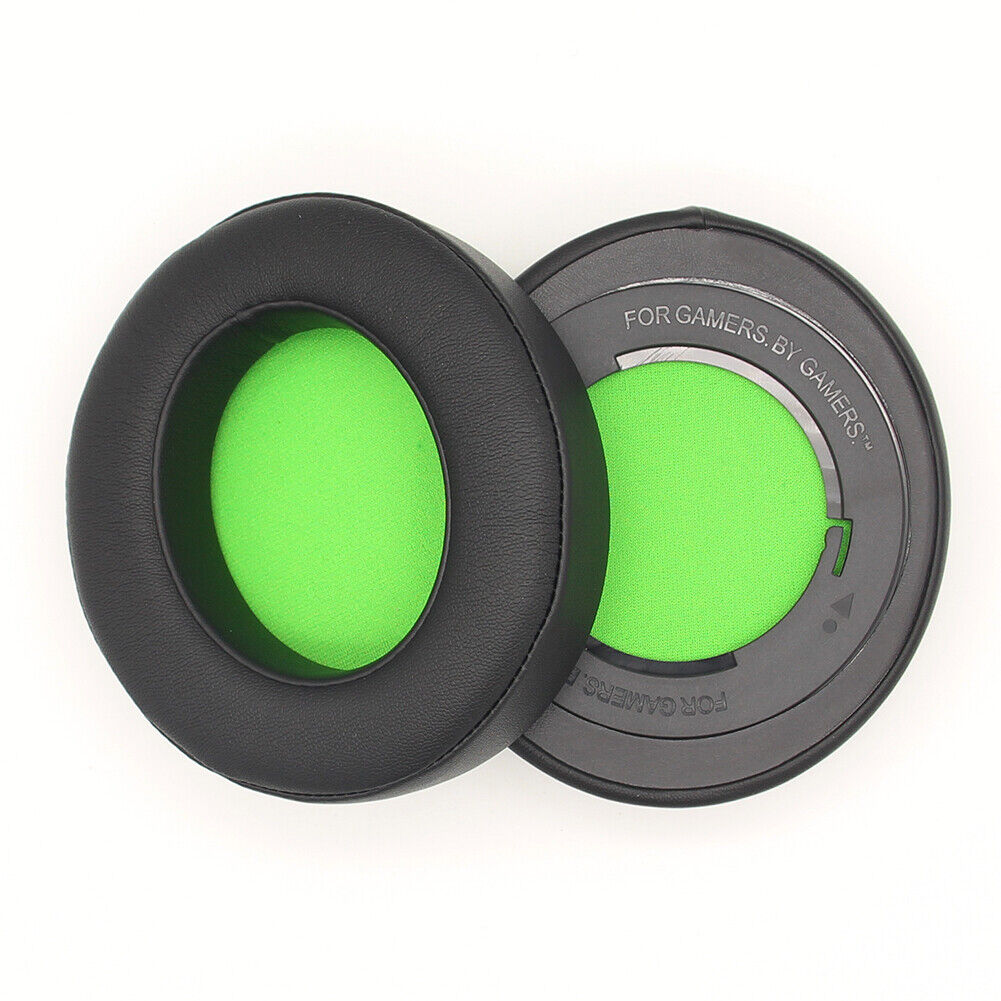 2x Leather Foam Gaming Headset Replacement Ear Pads for Razer Kraken 7.1 V2