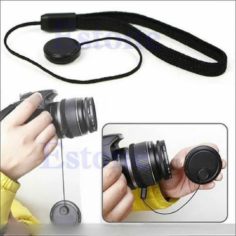 1pc Lens Cover Cap Keeper Holder Rope for Nikon Sony Pentax Fuji Panasonic
