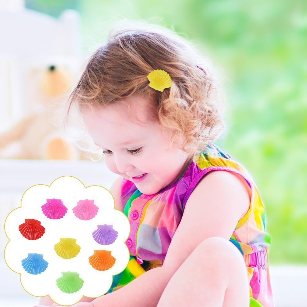 100pcs Multicolor Baby Hair Clip Cartoon Mini Hair Claw Lovely Hairpins (1)