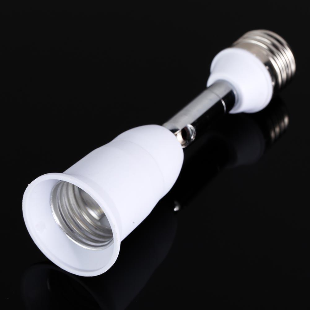 E27 Flexible Extend Extension Base Light Lamp with Adapter Converter