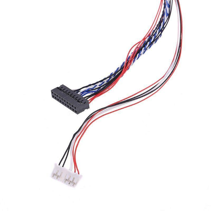 1pc LCD Screen Cable 40 Pin 1 Channel RBG 6 Bit LED for Computer Display