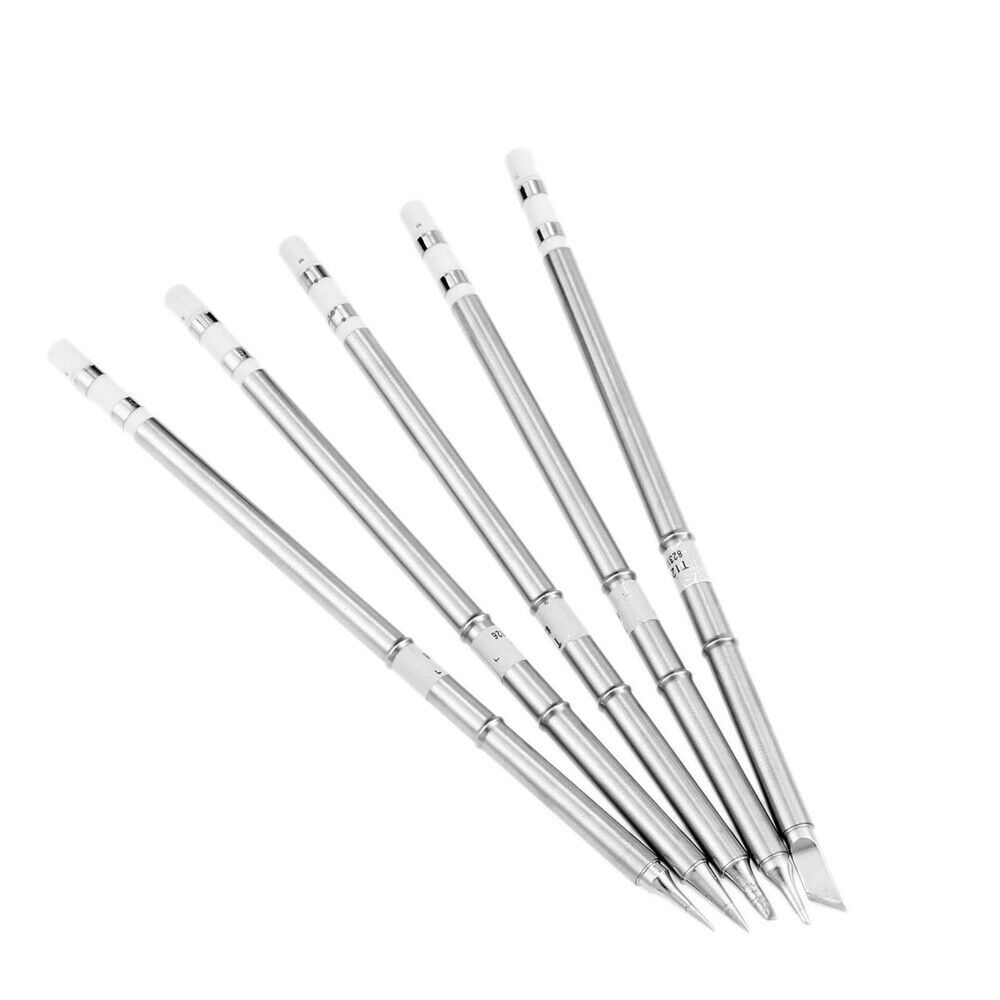 Replace T12 Solder Iron Tips T12-ILS T12-BC1 T12-D24 T12-K T12-BL For Hakko 5pcs