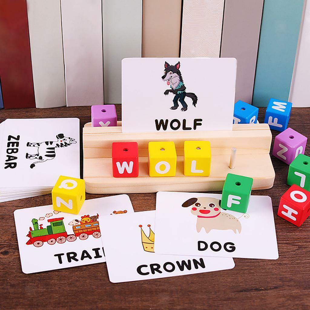 Movable Matching Letters Game Letter Puzzle Educational  for