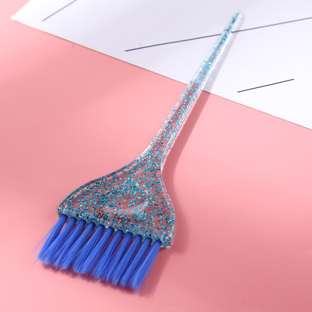 Dye Hair Brush Easy Clean Portable Salon Hair Tinting Color Brush (Blue)