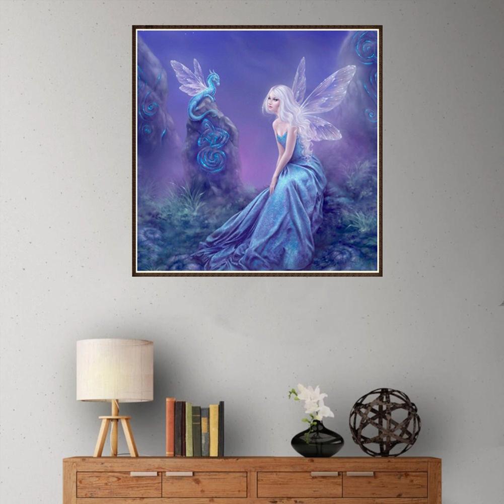 Elf Girl Round Diamond Painting Embroidery DIY Needlework Cross Stitch Set