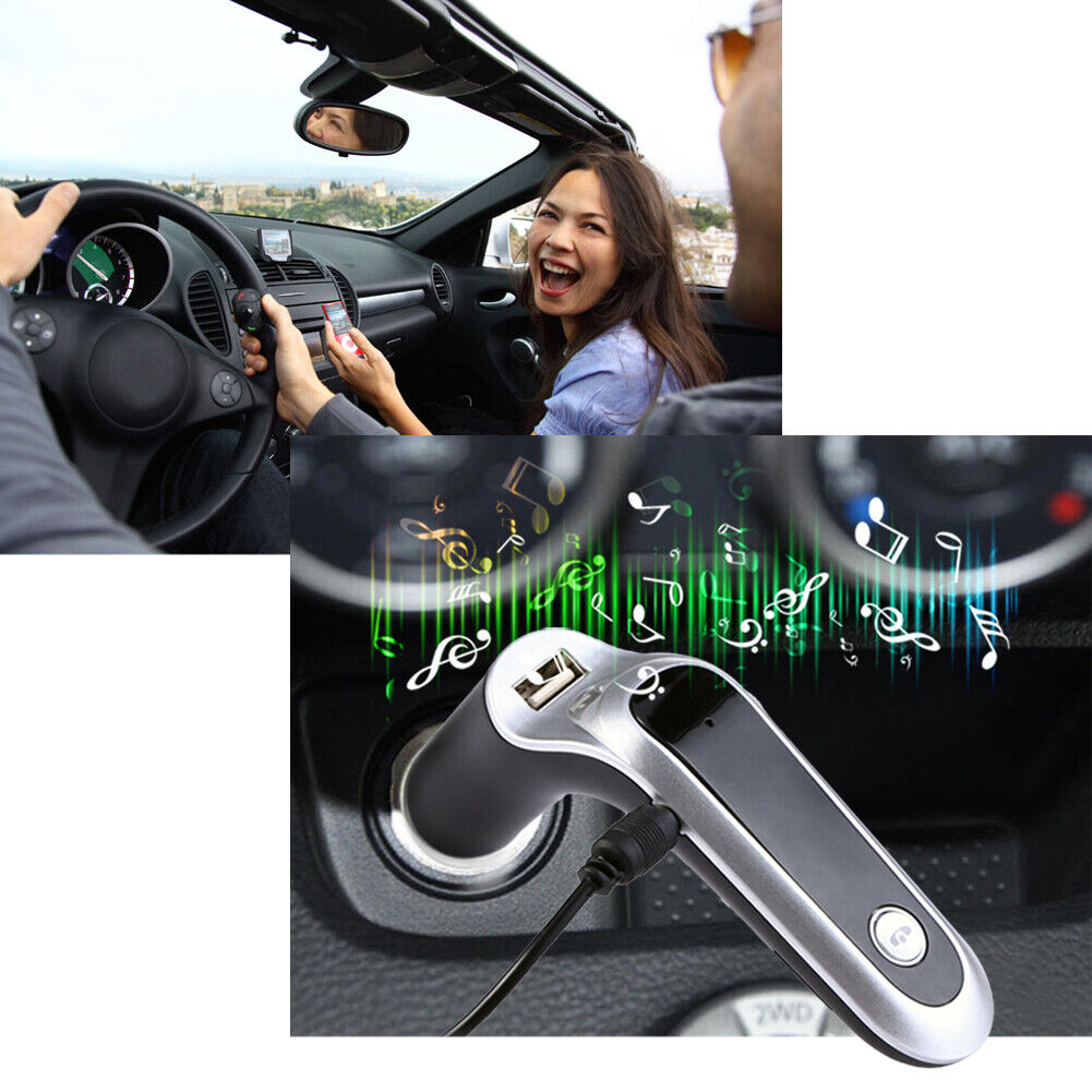 FM Transmitter Multifunction 4-in-1 CAR  Bluetooth-compatible with USB MP3