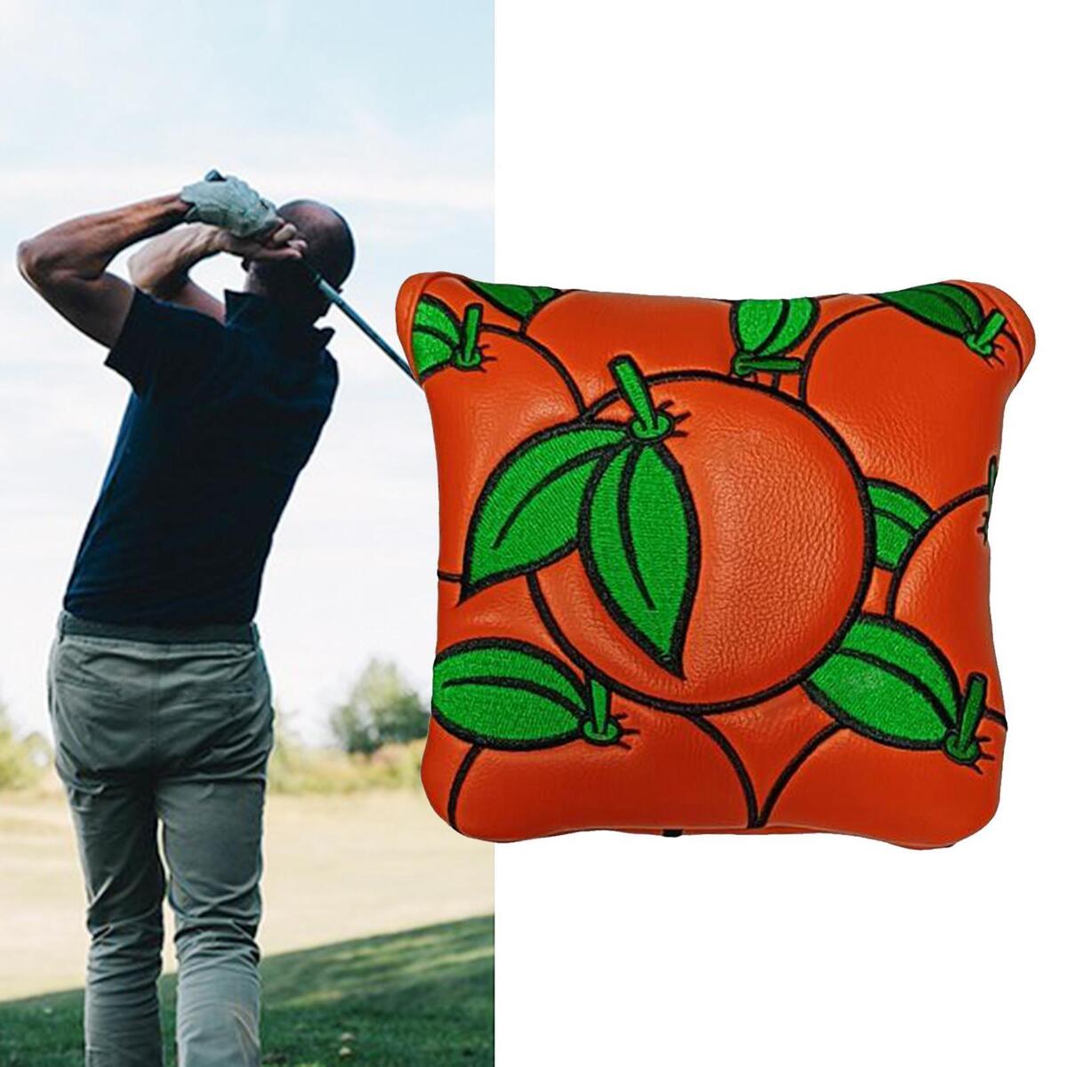 PU Golf Mallet Putter Head Cover Golf Club Headcovers Transport Protection