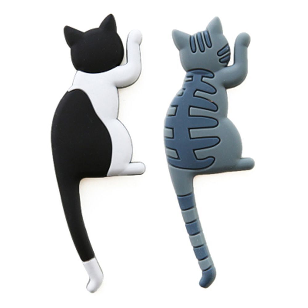 Wall Storage Towel Hanger Cat Tail Hook Key Holder Fridge Magnet Bendable