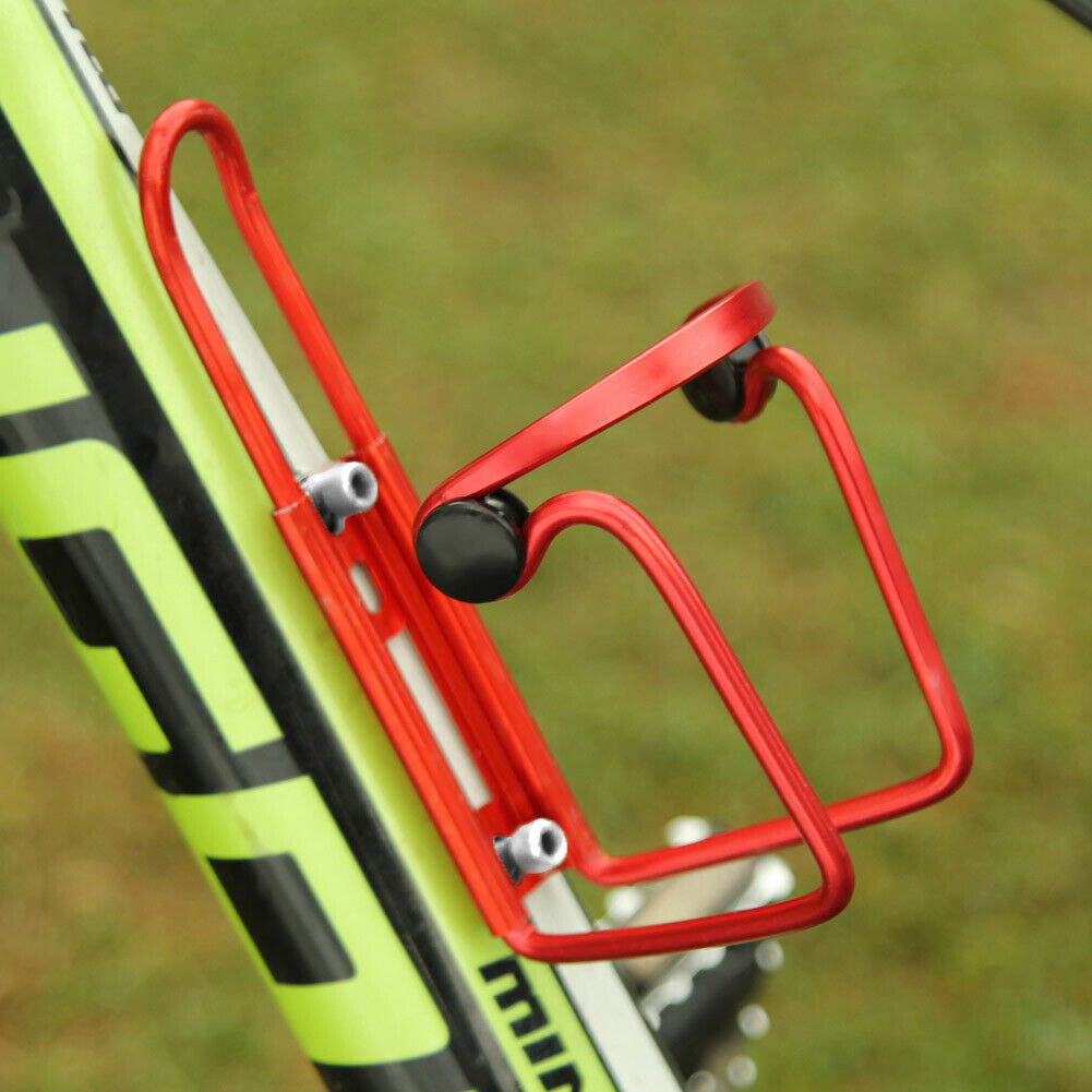 Aluminum Alloy Bicycle Water Bottle Stand MTB Bike Kettle Bracket (Red)