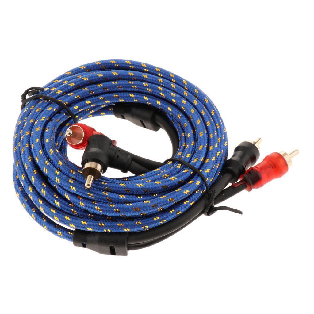 4 Gauge Amplifier Installation Wire Amp DIY Cable for Car Truck Audio, Blue