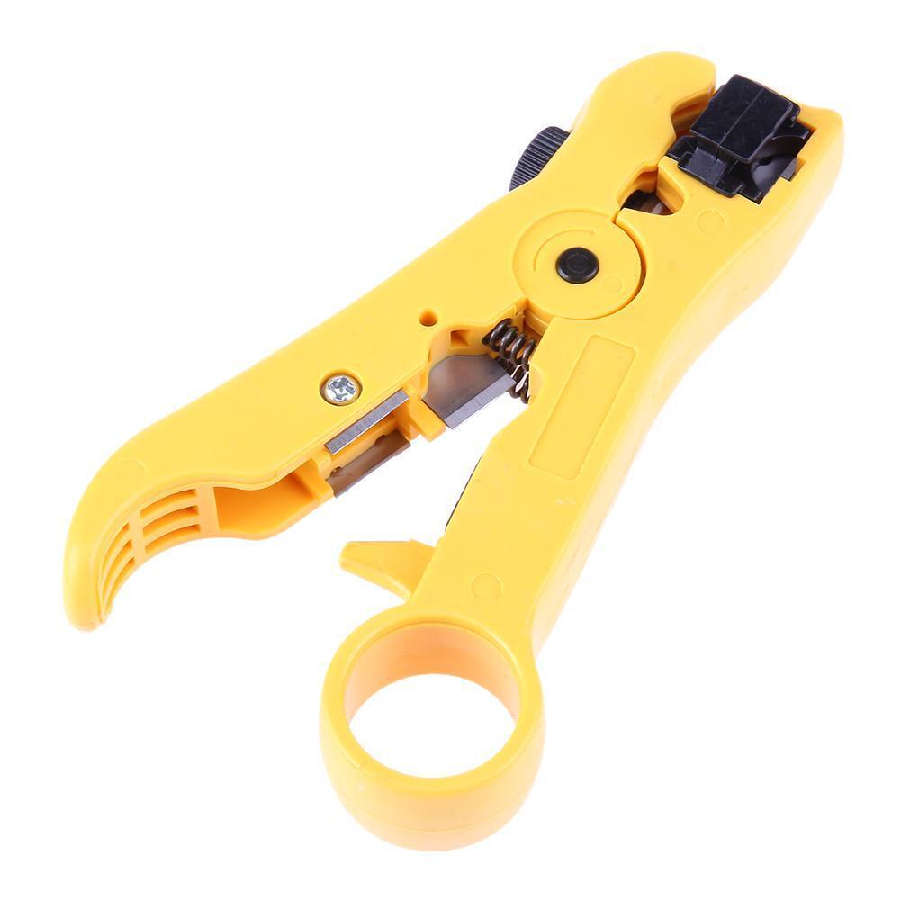 2pcs Coaxial Cable Crimp Pliers Stripper Compression Hand Tools Set